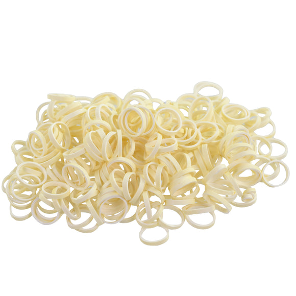 Paw Marks Latex Bands 7.9mm – Super Durable Medium Thickness, Flesh-Colored, 1000 Pack