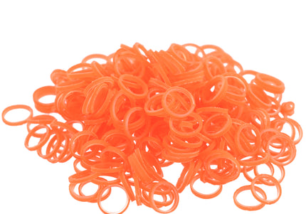 Paw Marks Latex Bands 7.9mm – Super Durable Thin Black Bands, Professional Quality, 1000 Pack