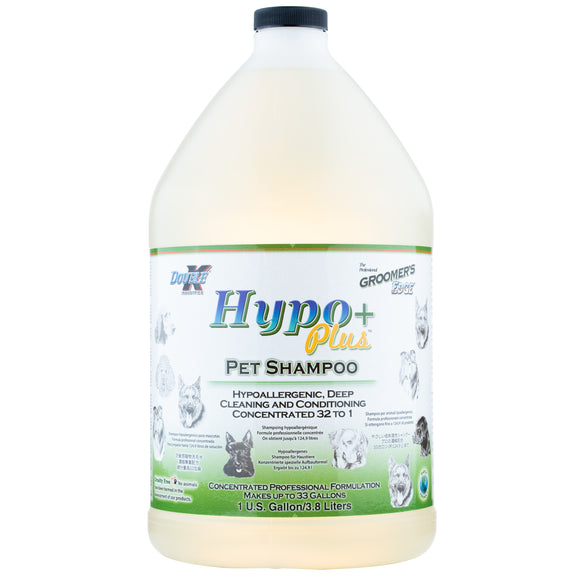 Double K Hypo Plus Shampoo – Fragrance-Free Hypoallergenic Concentrate, 1:32 Dilution, 3.8L Bottle