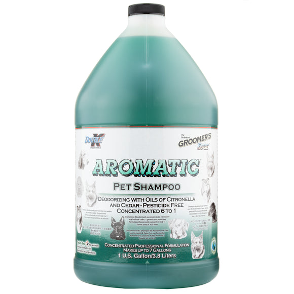 Double K Aromatic Shampoo – Odor-Removing Concentrate, Insect-Repellent Formula, 3.8L
