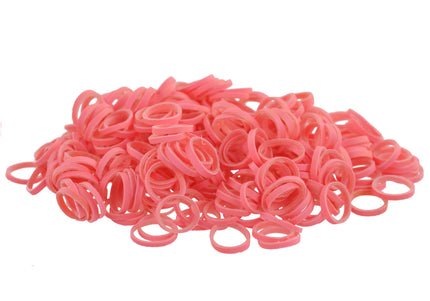 Paw Marks Latex Bands 7.9mm – Super Durable Medium Thickness, Flesh-Colored, 1000 Pack