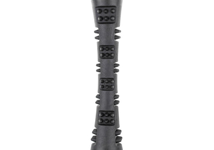 Dog Comets Meteor Orange Rubber Fetch Stick – Large Size, Textured with Dual Squeakers for Engaging Play