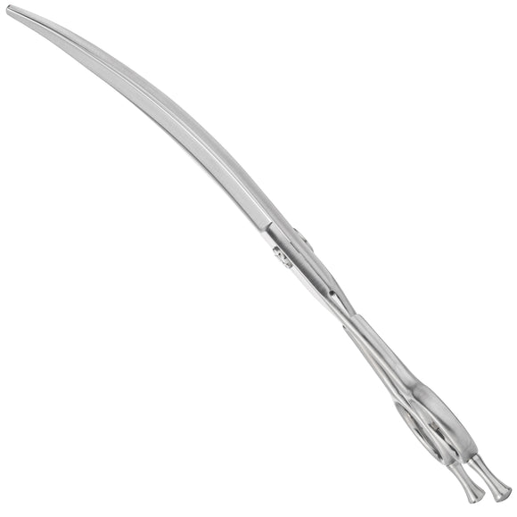 Yento Fanatic Series Curved Grooming Scissors 7.5in – Stainless Steel, Professional Precision