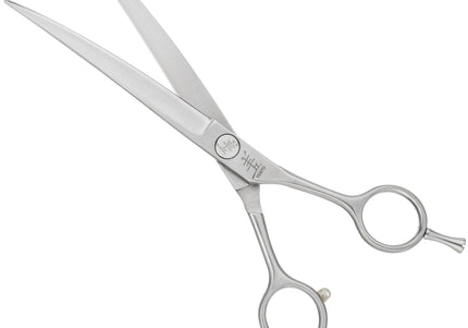 Yento Fanatic Series Curved Grooming Scissors 7.5in – Stainless Steel, Professional Precision