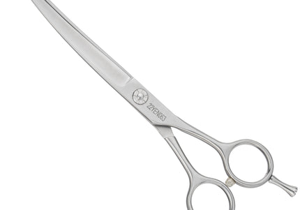 Yento Fanatic Series Curved Grooming Scissors 7.5in – Stainless Steel, Professional Precision