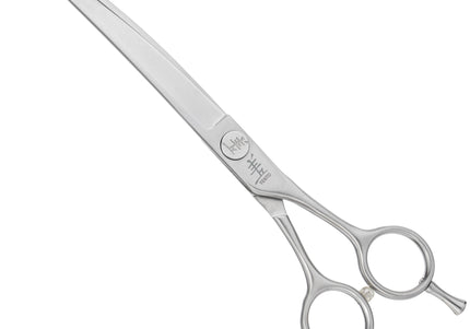 Yento Fanatic Series Curved Grooming Scissors 7.5in – Stainless Steel, Professional Precision