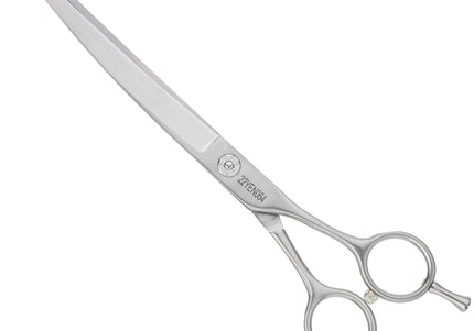 Yento Fanatic Series Curved Grooming Scissors 7.5in – Stainless Steel, Professional Precision