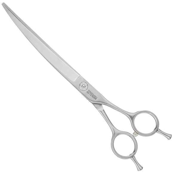 Yento Fanatic Series Curved Grooming Scissors 7.5in – Stainless Steel, Professional Precision