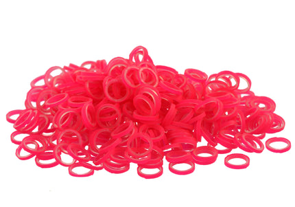 Paw Marks Latex Bands 6.3mm – Professional Super Durable Black Latex Bands, 1000 Pack