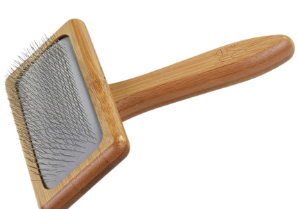 Hery Bamboo Slicker Brush – Medium Size, Gentle Detangling with Ergonomic Handle