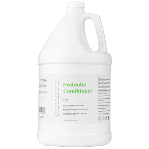 iGroom Prebiotic Conditioner – Gentle Formula with Prebiotics, 3.8L, Soothes Sensitive Skin
