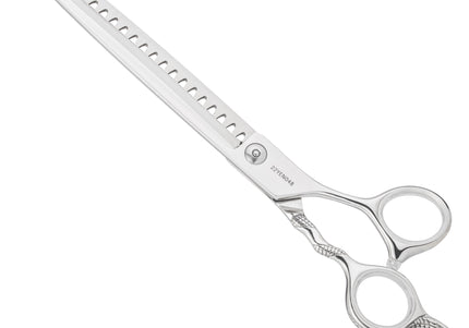 Yento Cobra Chunker 8" – Premium Cobalt Thinning Shears, 23 Teeth, Decorative Handle
