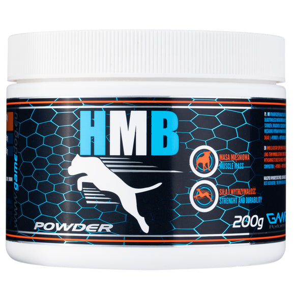 Game Dog HMB Muscle Support Supplement 200g – Calcium-Enriched Formula, Promotes Strength