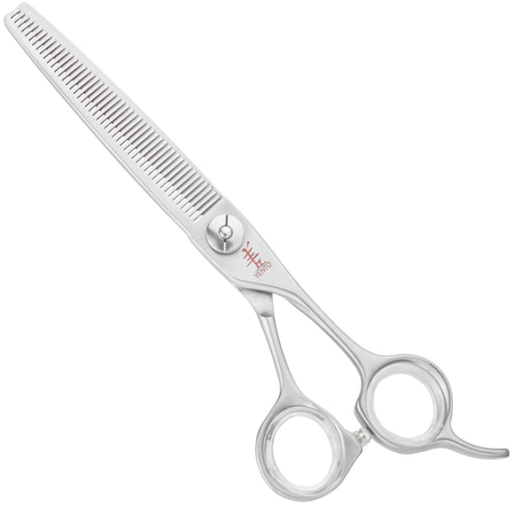 Yento Ergo 6.5" Professional Thinning Shears – Single-Sided, 48 Teeth, Ergonomic Design