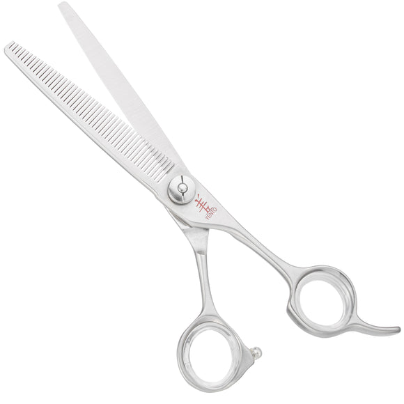 Yento Ergo 6.5" Professional Thinning Shears – Single-Sided, 48 Teeth, Ergonomic Design