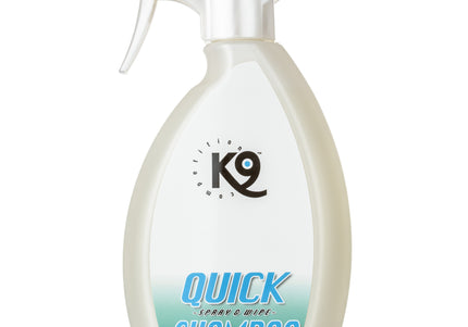 K9 Quick Shampoo – Dry Horse Shampoo with Soothing Aloe, 500ml Bottle