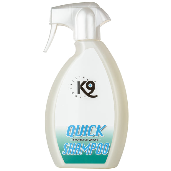 K9 Quick Shampoo – Dry Horse Shampoo with Soothing Aloe, 500ml Bottle