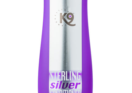 K9 Horse Sterling Silver Conditioner – Concentrated Formula, Revitalizes White and Silver Coats, 300ml