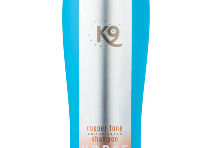 K9 Horse Copper Tone Shampoo – Color-Enhancing Formula for Brown and Chestnut Coats, 1:10 Concentrate, 300ml