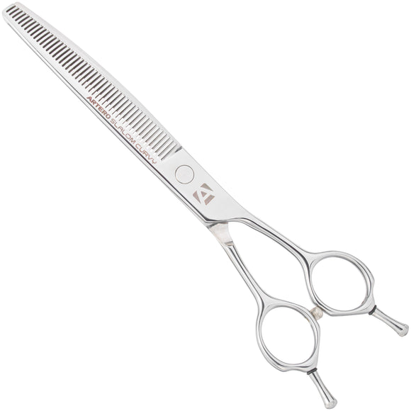 Artero Slalom Curvy Thinner 7" – Japanese VG1 Steel, 48-Tooth Professional Grooming Shears