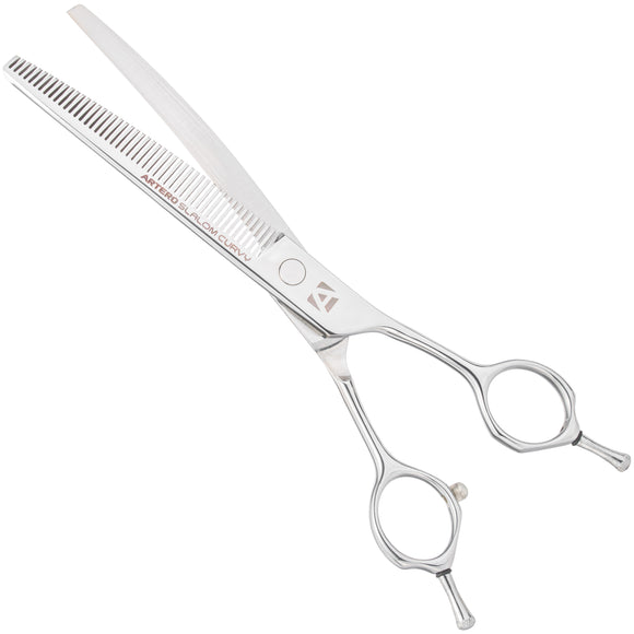 Artero Slalom Curvy Thinner 7" – Japanese VG1 Steel, 48-Tooth Professional Grooming Shears