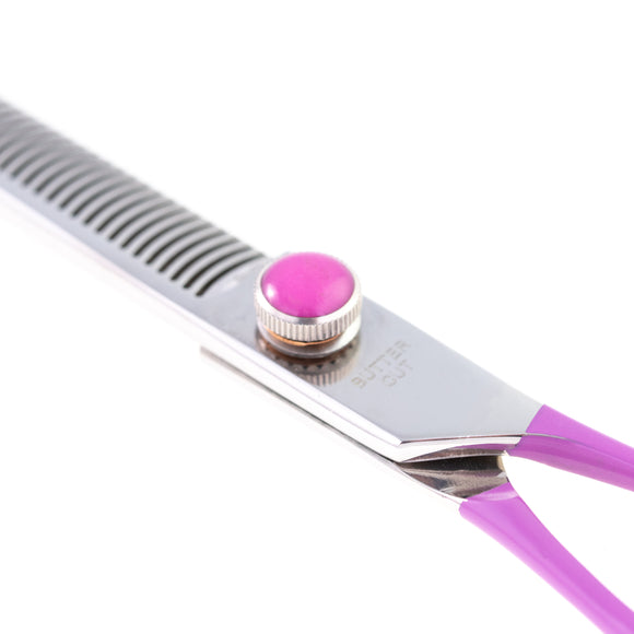 Geib Gator Gear Set 7" – Professional Scissors and Thinning Shears with Curved Ergonomic Handles, 3 Piece Kit