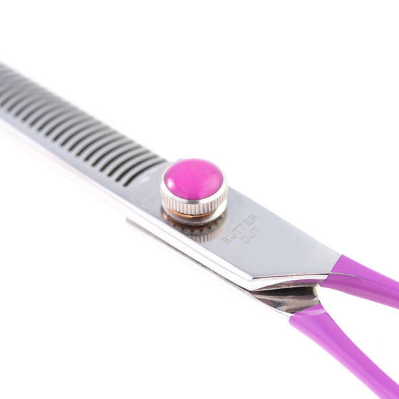 Geib Gator Gear Set 8" – Professional Scissors and Thinning Shears with Curved Handles, 3 Piece Kit