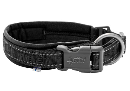 Hurtta Casual Collar Eco Raven – Recycled Material Adjustable Dog Collar, 45-55cm