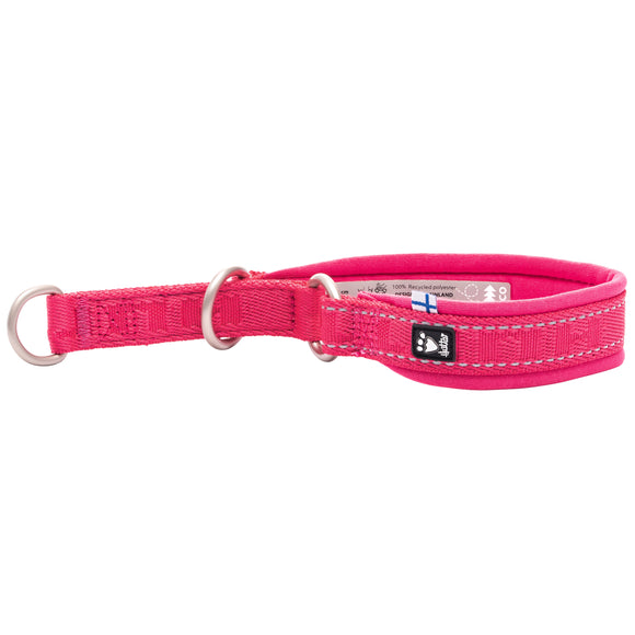 Hurtta Casual Half Choke Collar Eco Ruby – Recycled Material, Adjustable, Durable Design, 40-50cm
