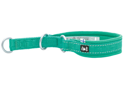 Hurtta Casual Half Choke Collar Eco Peacock – Recycled Material, Adjustable, Durable Design