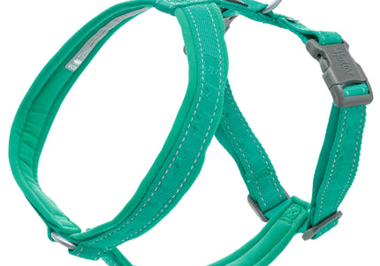Hurtta Casual Eco Y-Harness Peacock – Recycled Material, Adjustable, Lightweight and Durable Design