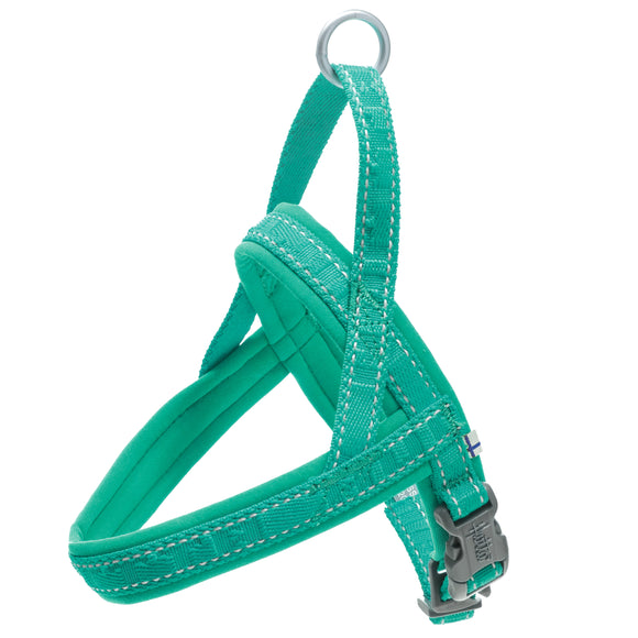 Hurtta Casual Eco Harness Peacock – Norwegian Recycled Material Dog Harness, Adjustable 60-70cm