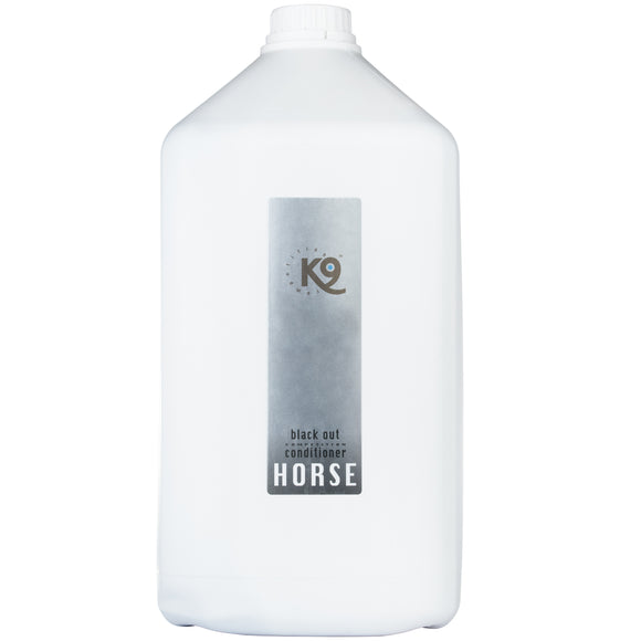 K9 Horse Black Out Conditioner – Concentrated Formula for Dark and Black Coats, 5.7L