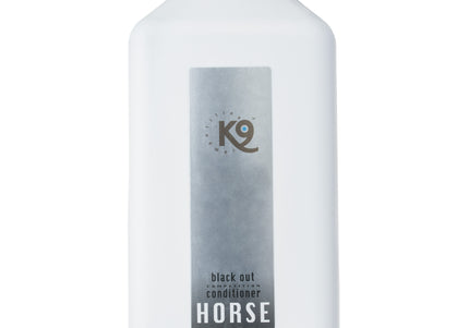 K9 Horse Black Out Conditioner – Concentrated Formula for Dark and Black Coats, 2.7L
