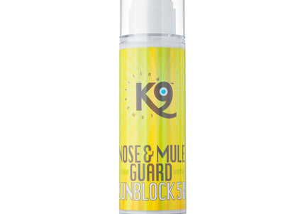 K9 Nose & Mule Guard Sunblock SPF50 100ml – Protective Sunscreen Balm, Water-Resistant Formula