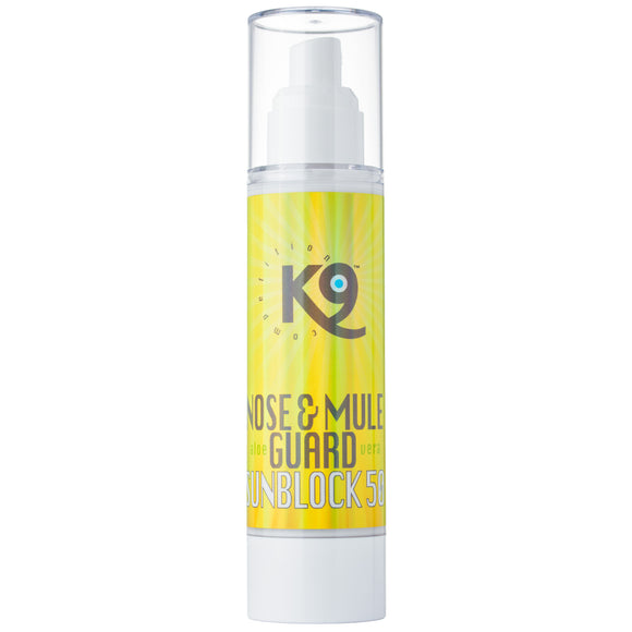 K9 Nose & Mule Guard Sunblock SPF50 100ml – Protective Sunscreen Balm, Water-Resistant Formula