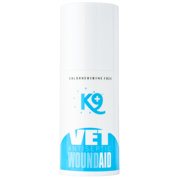 K9 Vet Wound Aid Antibacterial Cream – Fast-Healing Formula for Minor Wounds and Skin Irritations, 150ml