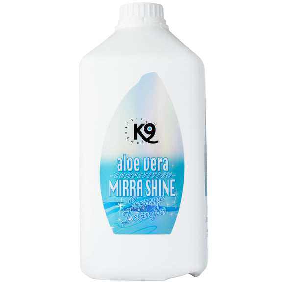 K9 Horse Mirra Shine Spray – Antistatic Glossy Detangling Formula, 2.7L Large Bottle