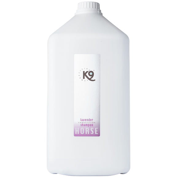 K9 Horse Lavender Shampoo – Concentrated 1:10 Formula, Soothing Scent, 5.7L Bottle