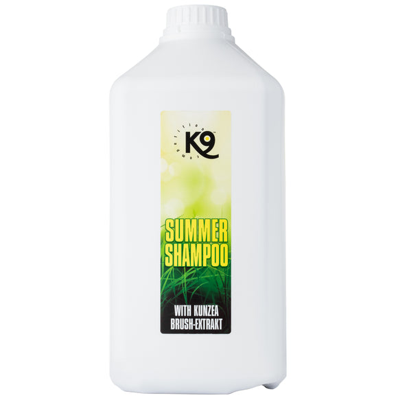 K9 Summer Shampoo – Soothing Insect-Repellent Formula, 2.7L, Gentle Cleansing for Sensitive Skin
