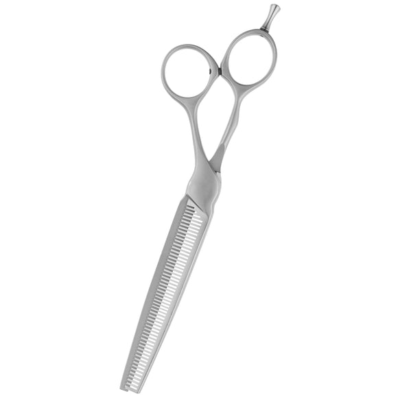 Witte Rose Line Satin 7" Thinning Scissors – Single-Sided, 52 Notches, Precision Finish