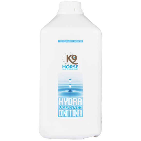 K9 Horse Hydra Keratin+ Conditioner – Gentle Moisturizing Concentrate, 2.7L, Dilutes 1:40