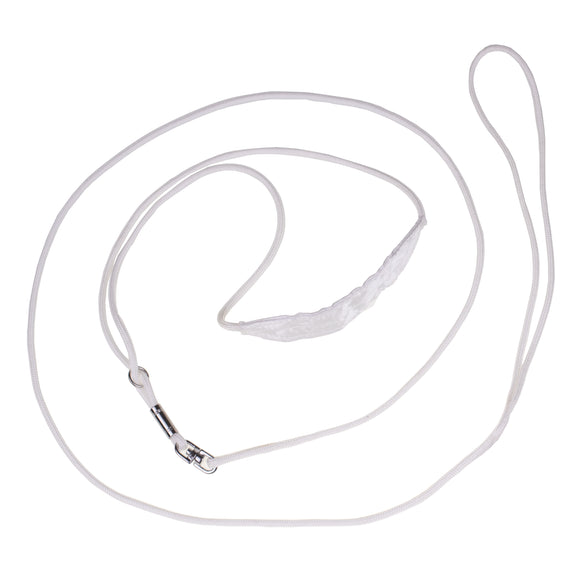 Show Tech Silk Show LED Collar 0.3x100cm – White, Illuminated Professional Dog Ring Accessory