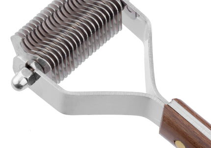 Mars Coat King Hook Trimmer – 20 Stainless Blades, 1.5mm Spacing, Precise Dematting Tool