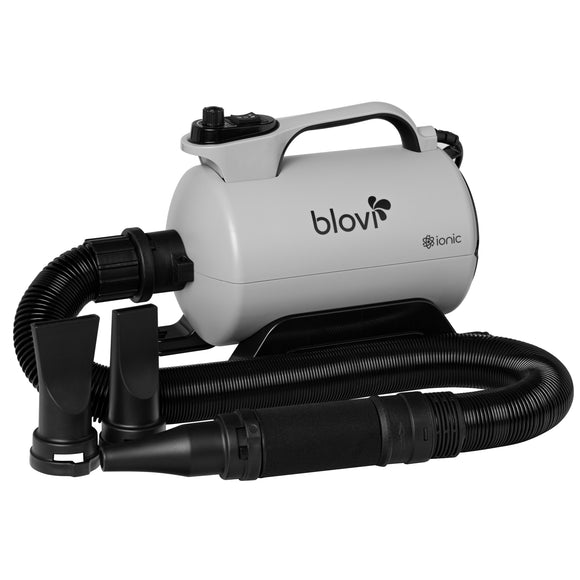 Blovi Vulcano Grey Dryer 2600W – Stand Model with Ionization, Adjustable Airflow and Dual Temperature Control