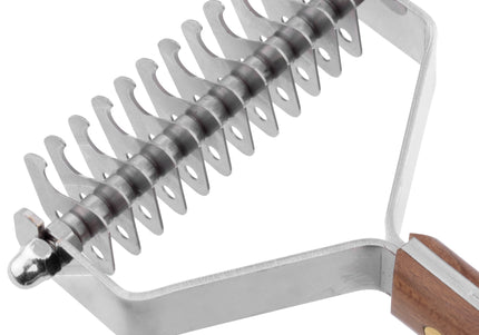 Mars Coat King Hook Trimmer – 12 Stainless Blades, 5mm Spacing, Precision Deshedding Tool