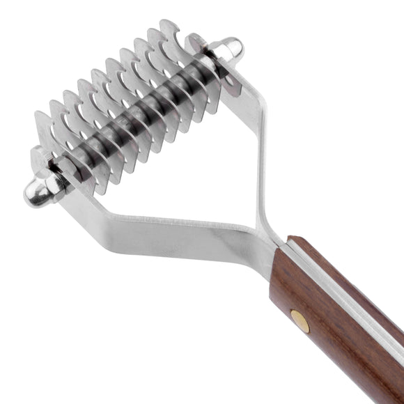 Mars Coat King Hook Trimmer – 10 Stainless Blades, 3.5mm Spacing, Precision Deshedding Tool