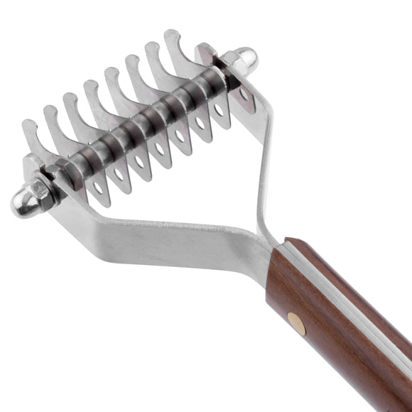 Mars Coat King Hook Trimmer – 8 Stainless Blades, 5mm Spacing, Precision Dematting Tool