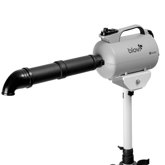 Blovi Vulcano Grey Dryer 2600W – Stand Model with Ionization, Adjustable Airflow and Dual Temperature Control