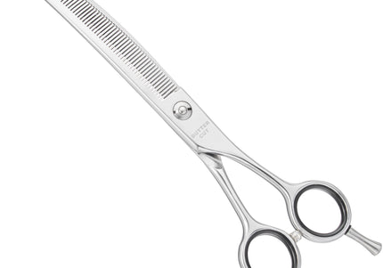 Geib Wave Thinner 8" Curved Shears – Japanese Steel, 66 Teeth, Professional Precision
